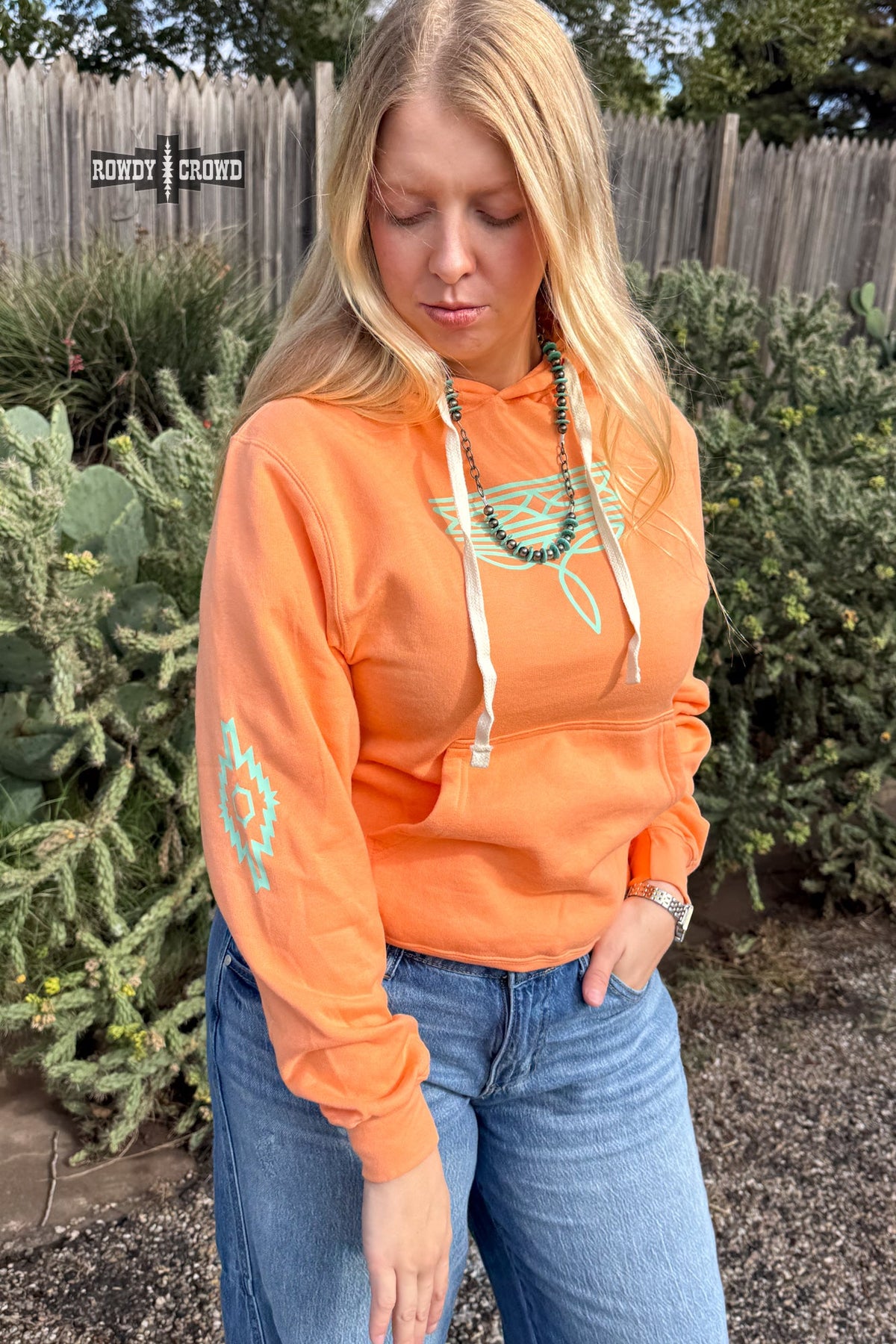 ORANGE Bali Boot Stitch Hoodie