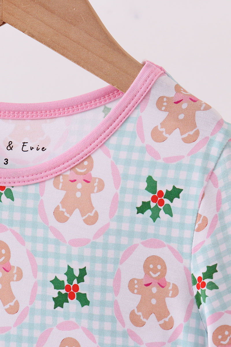 Pink christmas tree bamboo dress