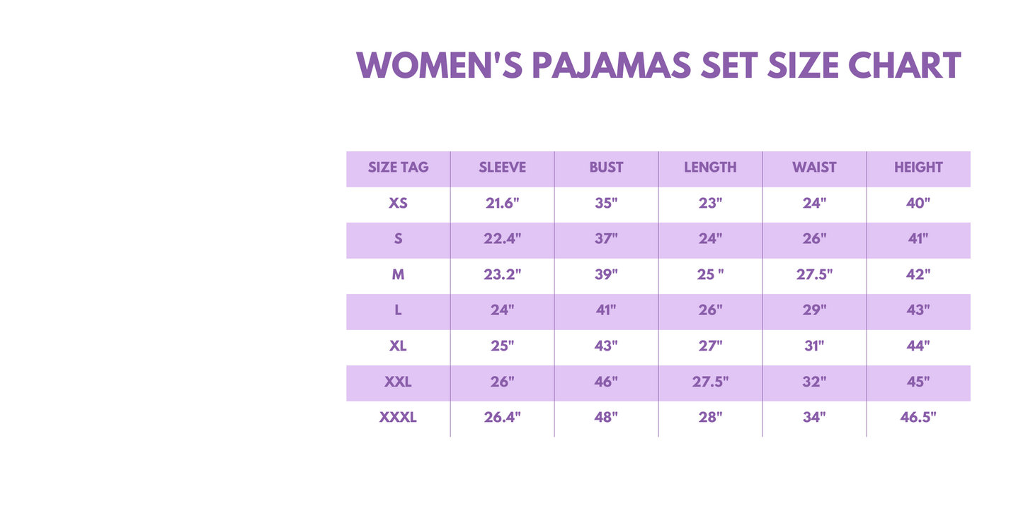 Pink character bamboo pocket mom pajama set