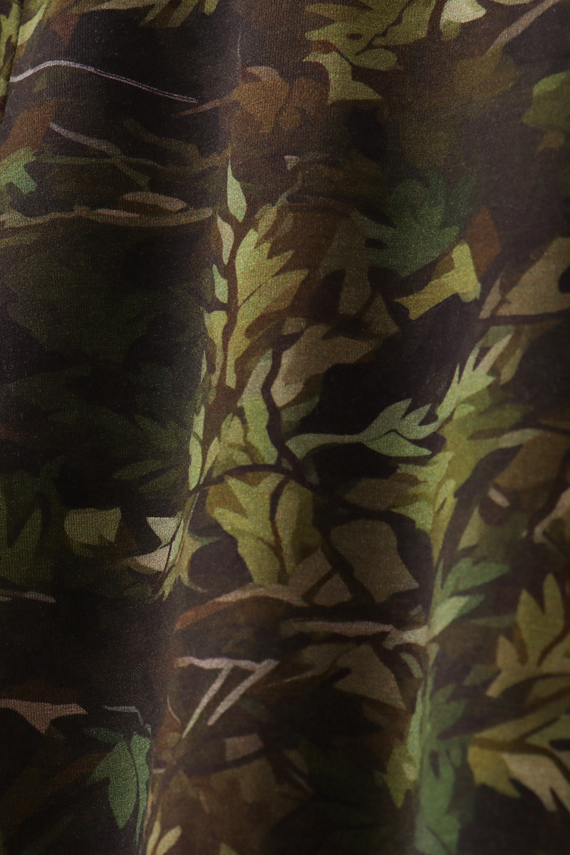 Forest Leaf Camo bamboo pajama pants set