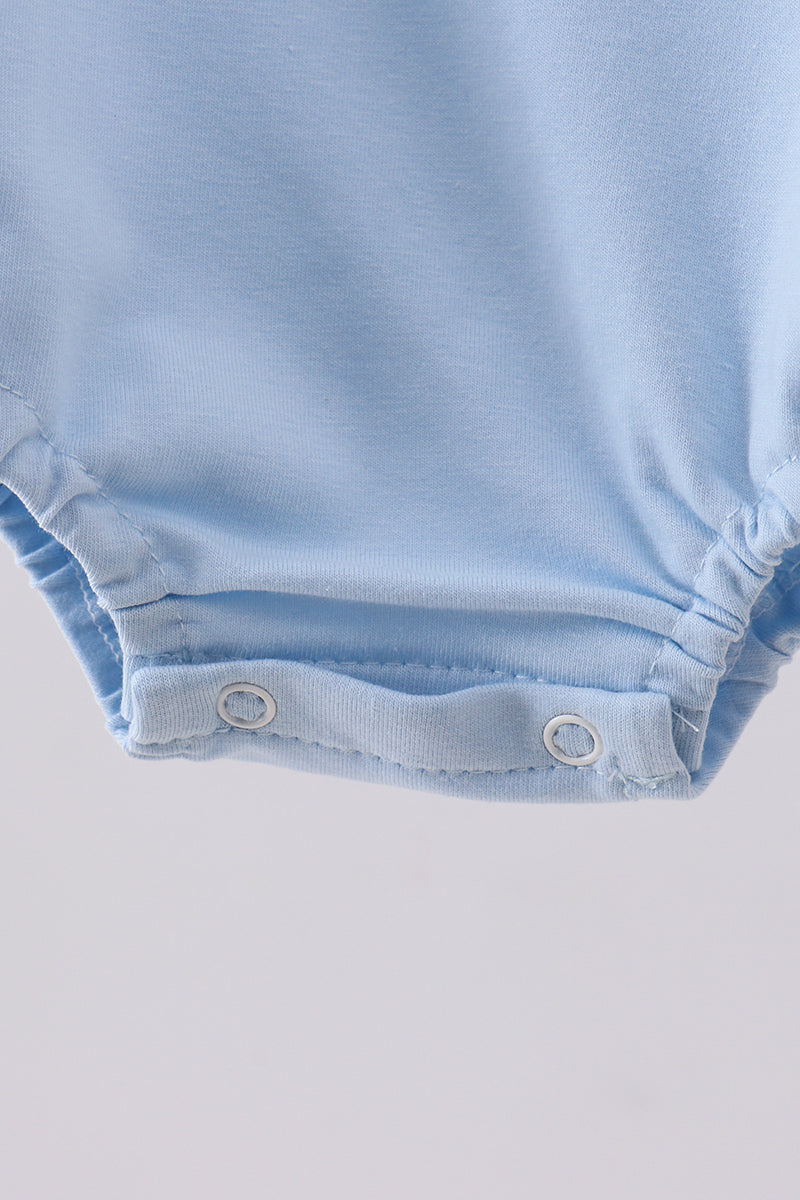 Blue engineering vehicle applique bubble