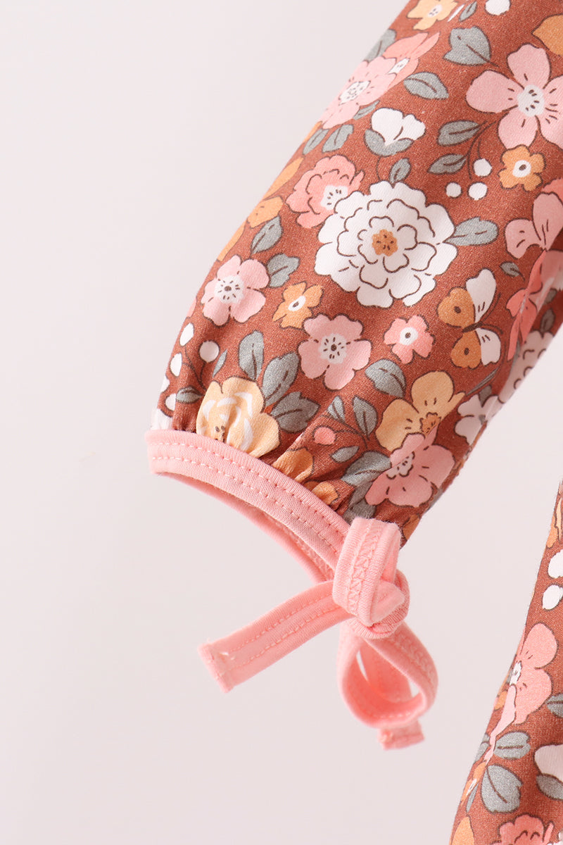 Floral Smocked Lace Bubble