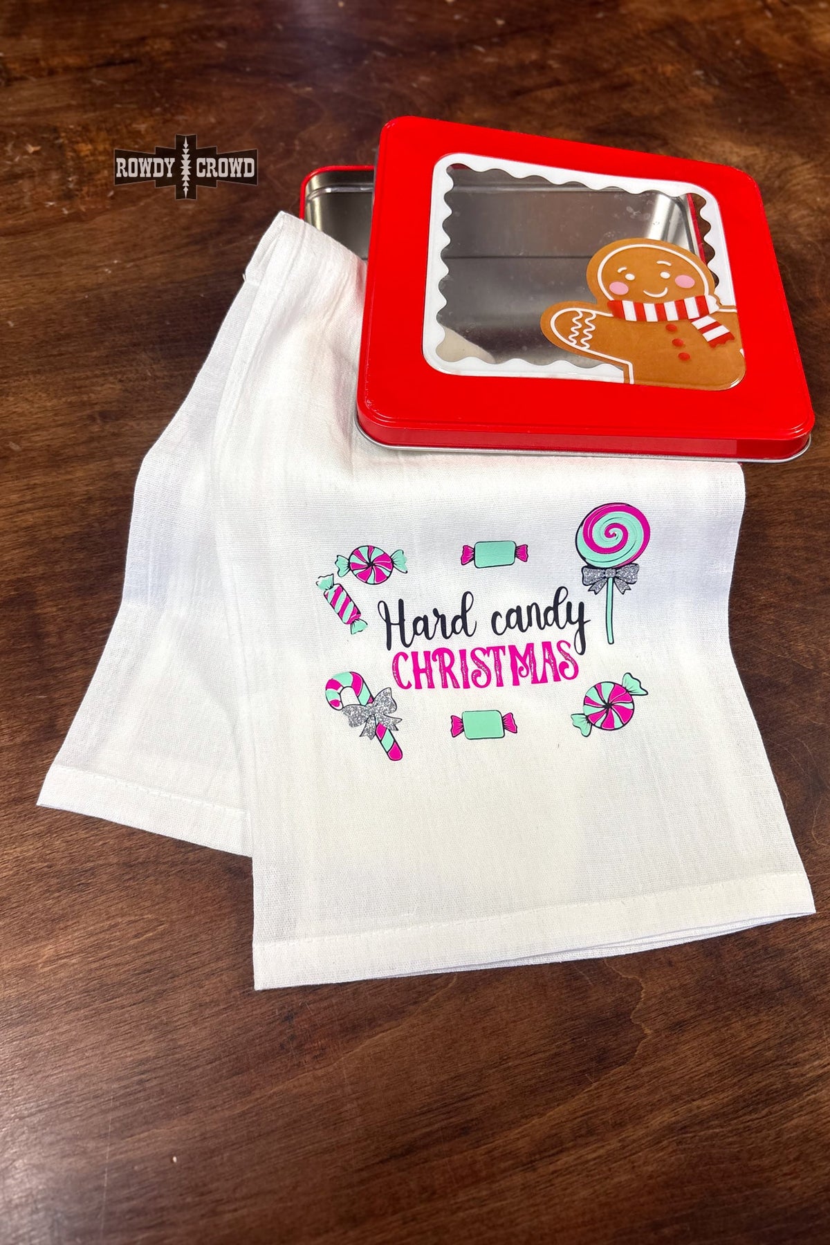 Hard Candy Christmas Tea Towel